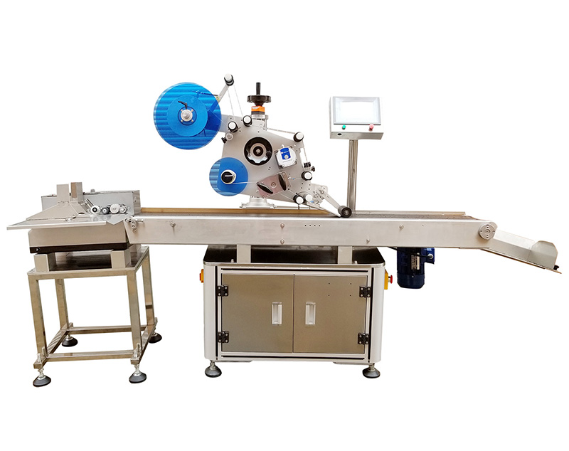 Automatic paging labeling machine (PE bag, flat carton, scratch card)